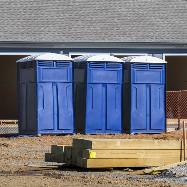 are there any options for portable shower rentals along with the porta potties in Waukena California